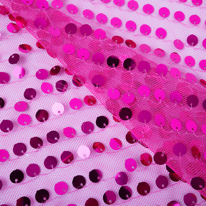 Китай Высокое качество 9 мм большая сетка с пайетками вышивка ткань блестящее сценическое платье тюль полиэфирная ткань красочная ткань с пайетками, производитель