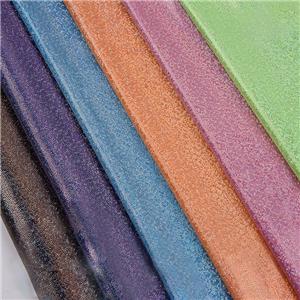 Listo para enviar Sparkle Point Bronzing Knitting Fabric Colorful Magic Color Laser Foil Stamping Stage Fabric Tela holográfica