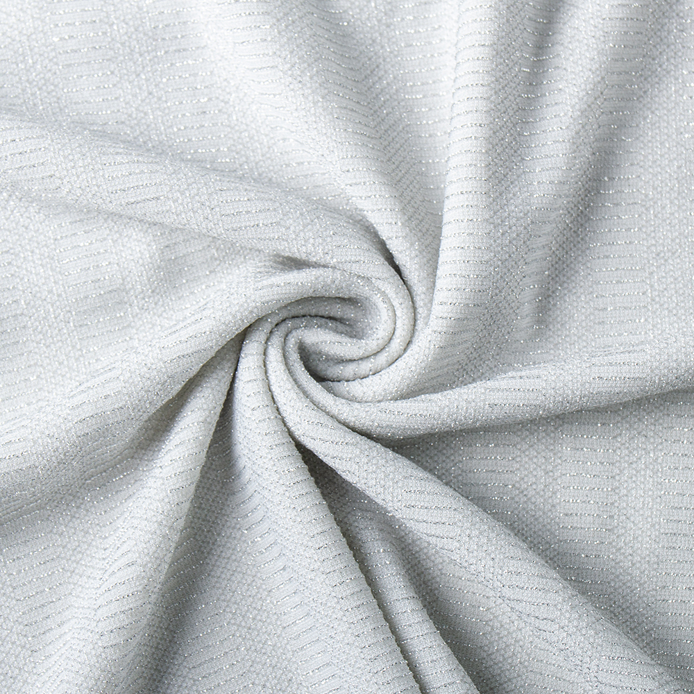 Metallic Glitter Factory Outlet Lurex Nylon Spandex Fabric Elastic Custom Lurex Fabric