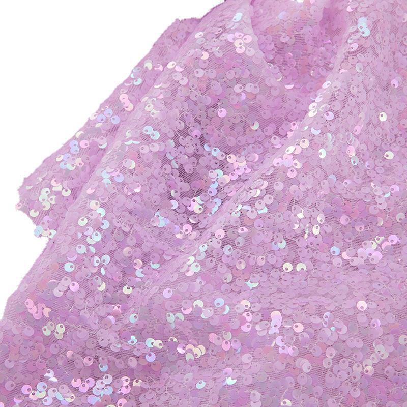 Supply Wholesale Stage Designer Fabric Fashion Pink Mix Color Sequin ...