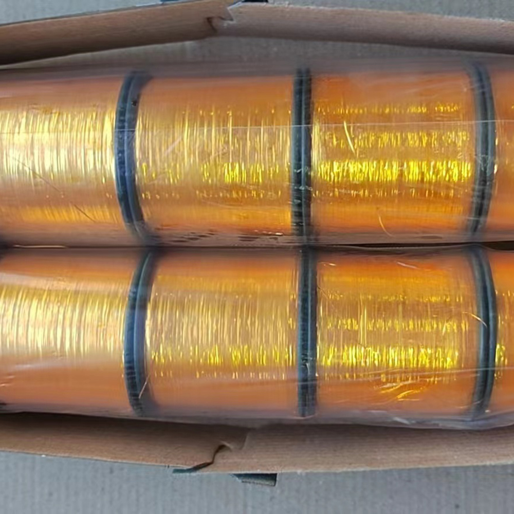 Китай Китай Поставщик металлической пряжи Высококачественный голографический лазерный цветной продольно-резательный станок M Тип Металлическая пряжа с люрексом, производитель