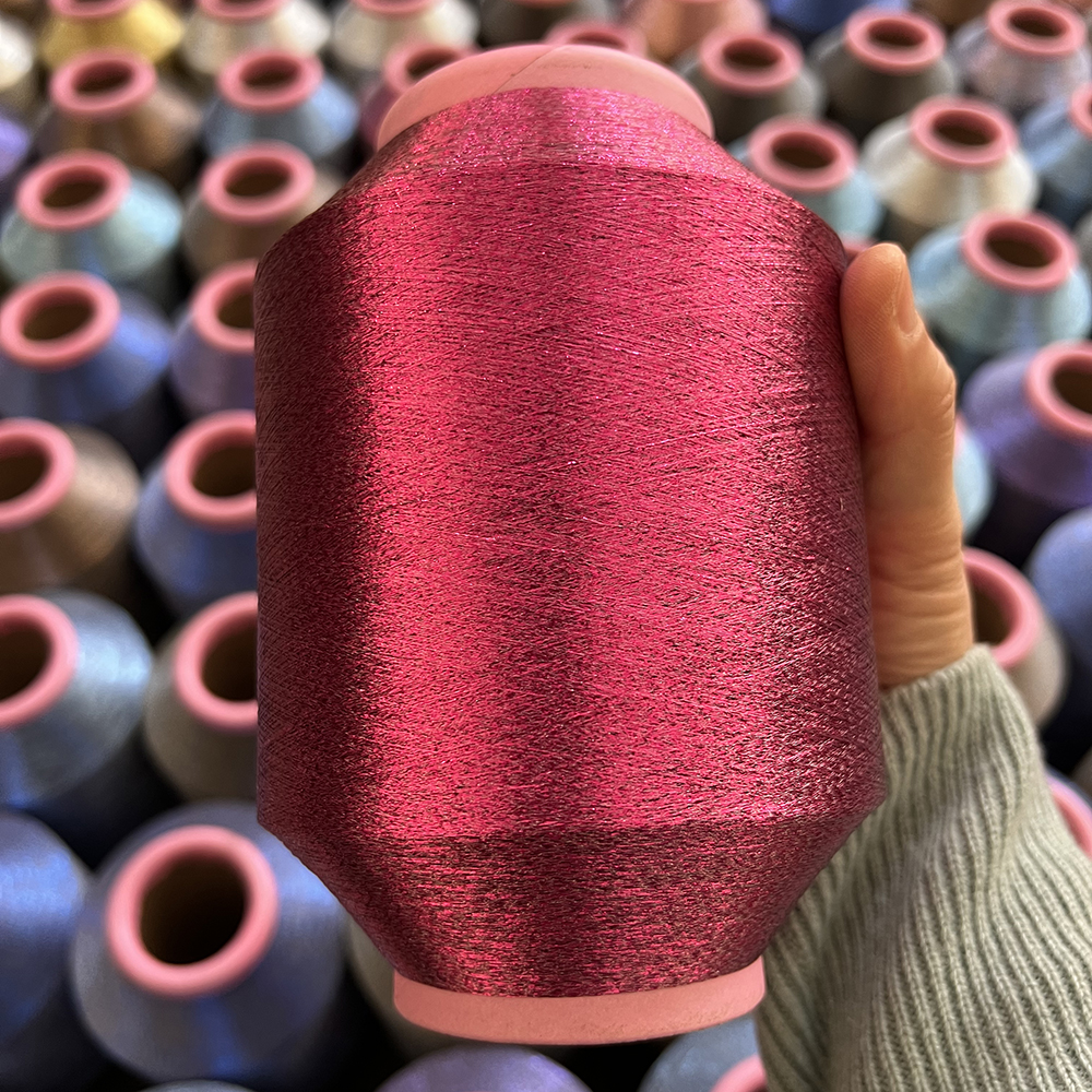 Китай Металлическая нить MH Type Gold Yarn для вязания, производитель