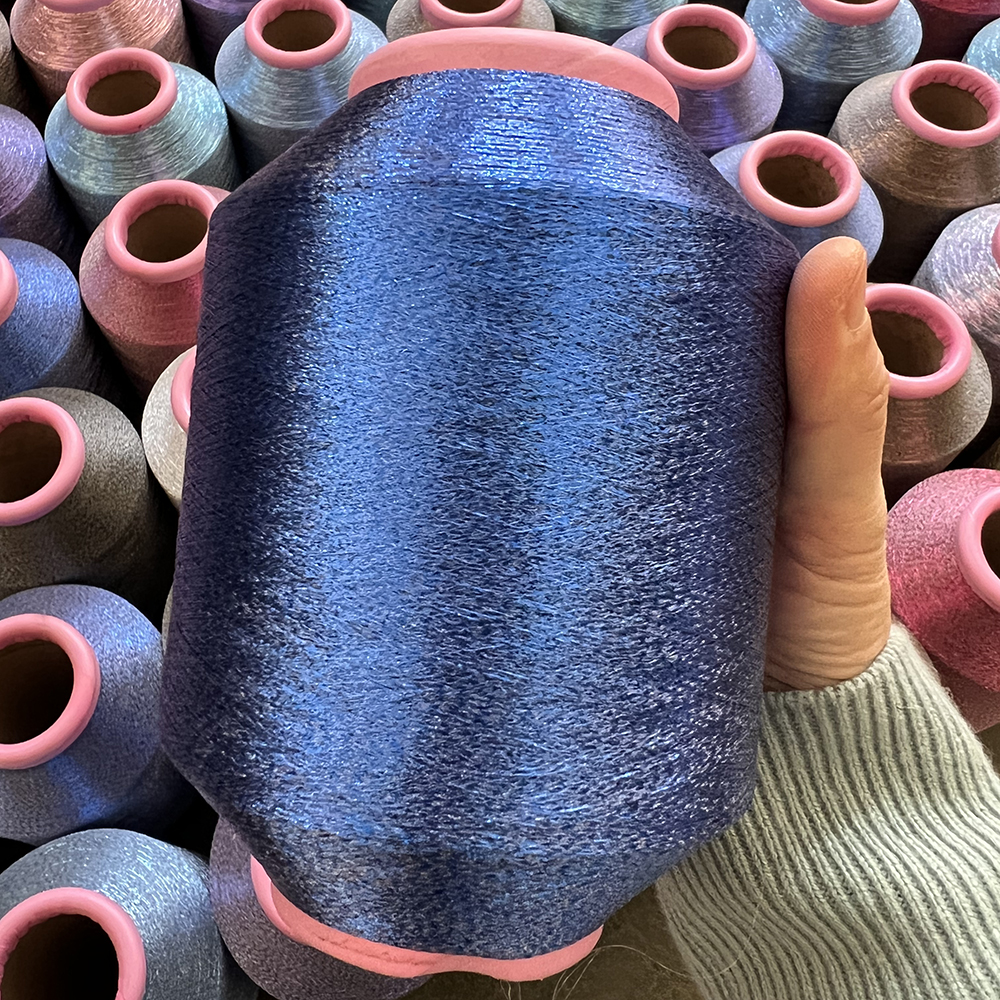 Metallic Lurex Shiny Yarn For Knitting And Weaving MH Type Thread
