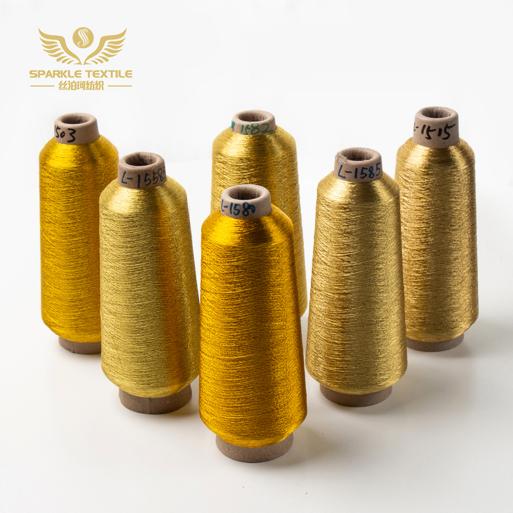 pure gold metallic yarn