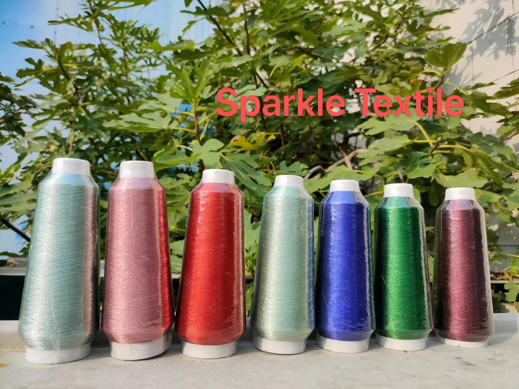Metallic yarn production