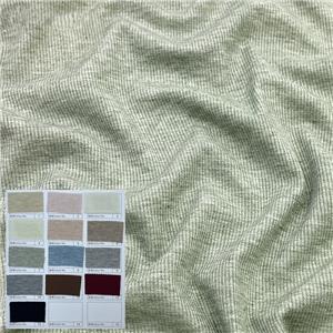 280gsm Silver Metallic Yarn Sparkle 2x2 Rib Knitted Fabric with Nylon & Rayon for Winter Dress Lining
