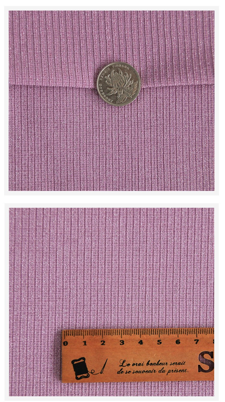 Lurex Rib fabric