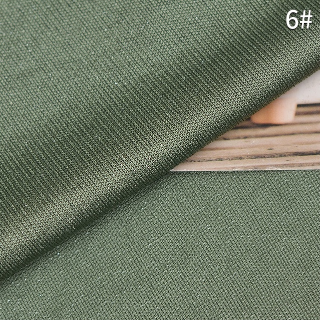 Wholesale High-Quality Premium Double-Faced Acetate Lurex Knit Fabric 190g Jersey Fabric