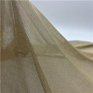 Glitter Polyester Gold Shinny Mesh Jacquard Elastic Metallic Thread Stretch Knitting Fabric