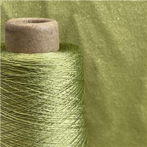 Latest Pure Silver 1/38NM SilverGrace Yarn Viscose Silver Silky Ice-Cool Lurex Yarn for 16-18G Knitting Premium Fabric