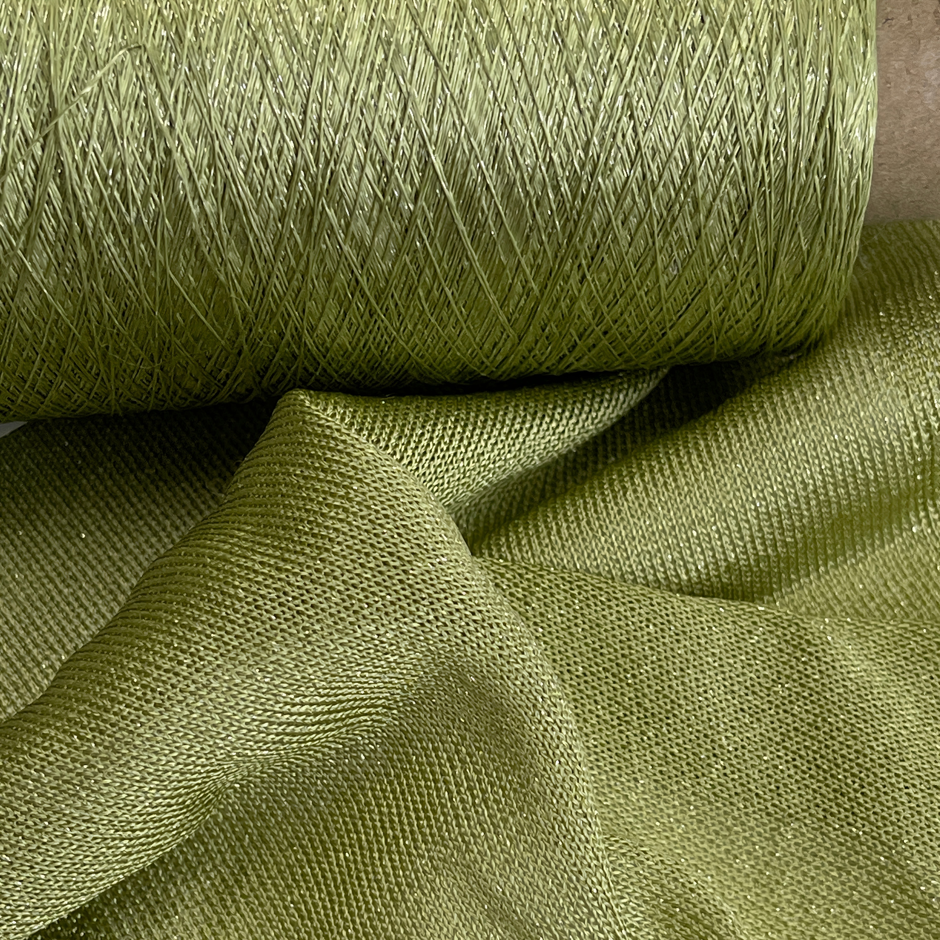 Latest Pure Silver 1/38NM SilverGrace Yarn Viscose Silver Silky Ice-Cool Lurex Yarn for 16-18G Knitting Premium Fabric