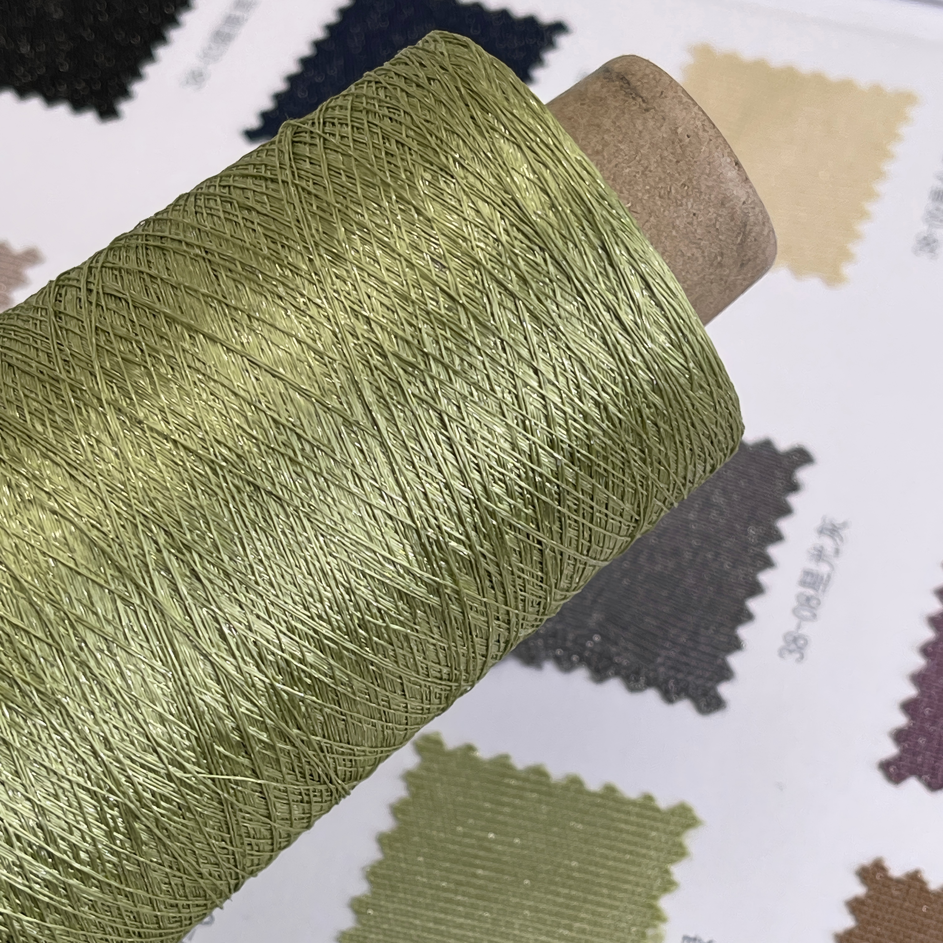 Latest Pure Silver 1/38NM SilverGrace Yarn Viscose Silver Silky Ice-Cool Lurex Yarn for 16-18G Knitting Premium Fabric