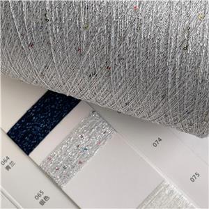 New Creation Various Specifications Available 1/42NM Polyester Metallic Sequin Yarn Sparkly Lurex Thread for Flat Knitting