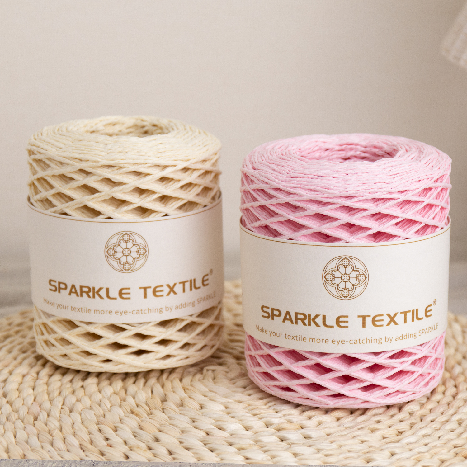High Quality 150 Meters Raffia Paper Yarn DIY Crochet Yarn 2mm Thickness Raffia