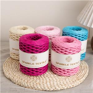 High Quality 150 Meters Raffia Paper Yarn DIY Crochet Yarn 2mm Thickness Raffia