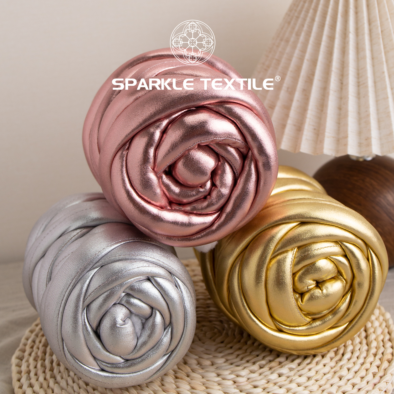 Hot Sell Chunky 3CM Thick Shine Metallic Color Crochet Yarn 100% Polyester for DIY Bags, Cushions & Cat Nest, Hand Knitting