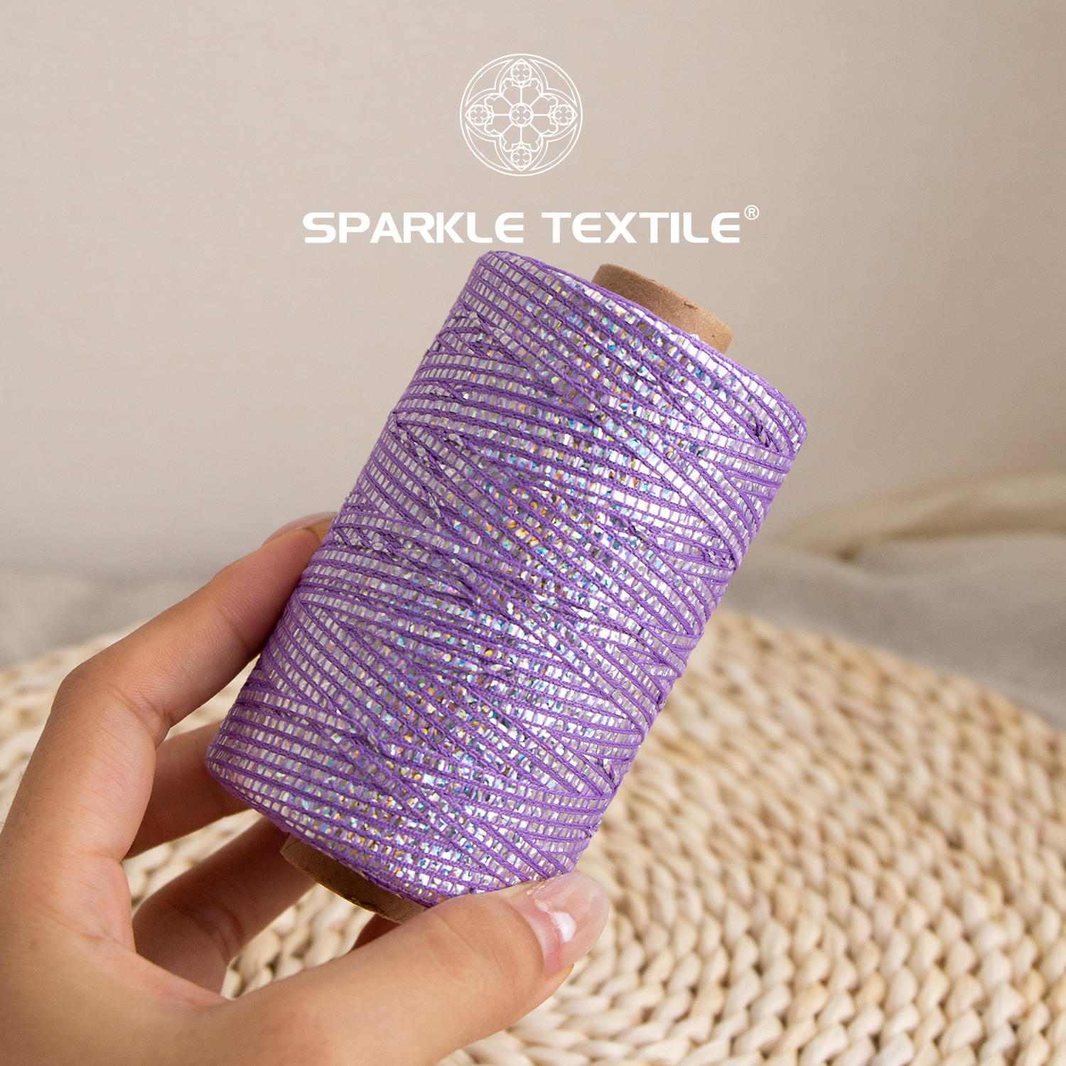 Acrylic Metallic Fancy Yarn Silver Gold Lurex Thread for Hand Knitting, Crochet, Weaving & DIY Craft Projects