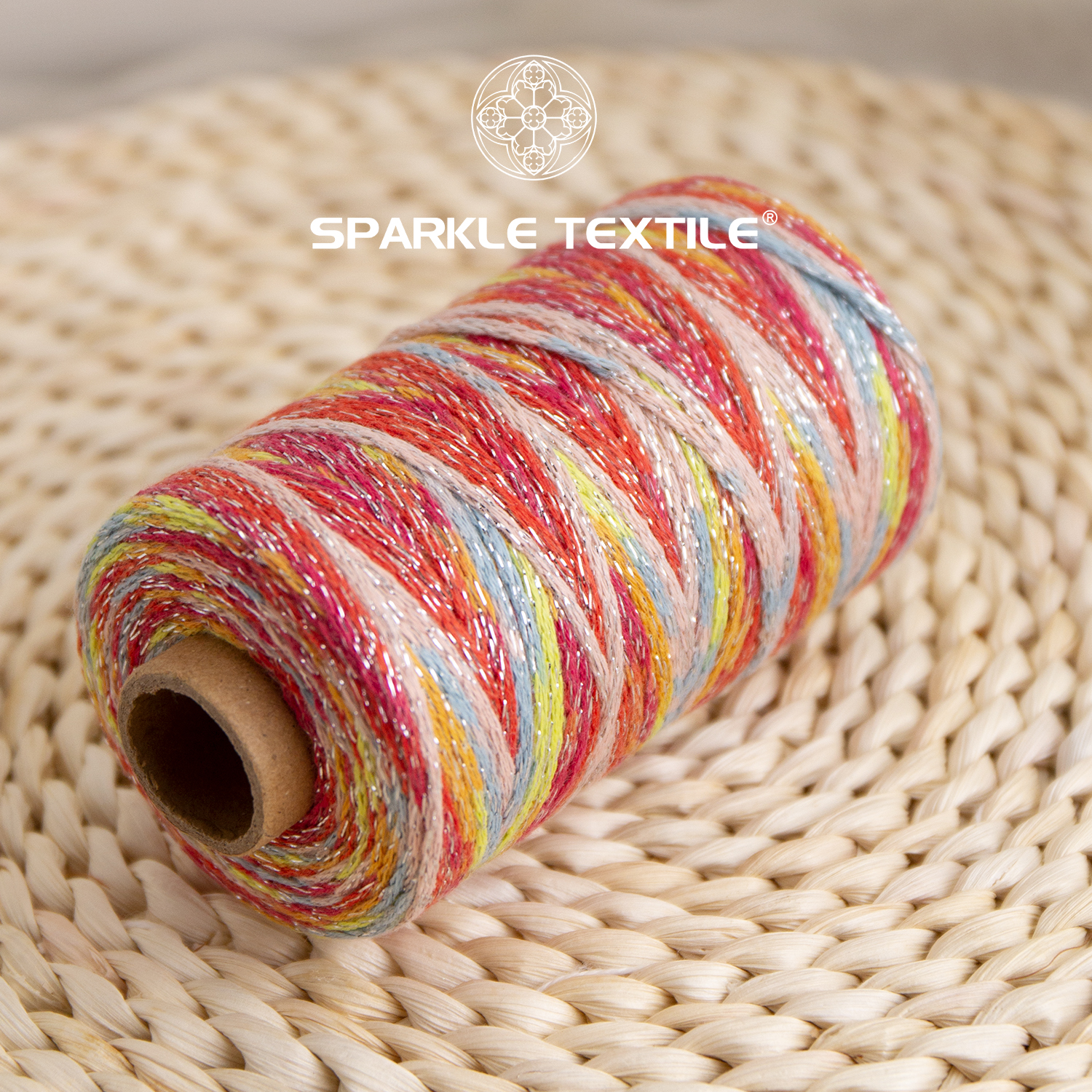Acrylic Metallic Fancy Yarn Silver Gold Lurex Thread for Hand Knitting, Crochet, Weaving & DIY Craft Projects