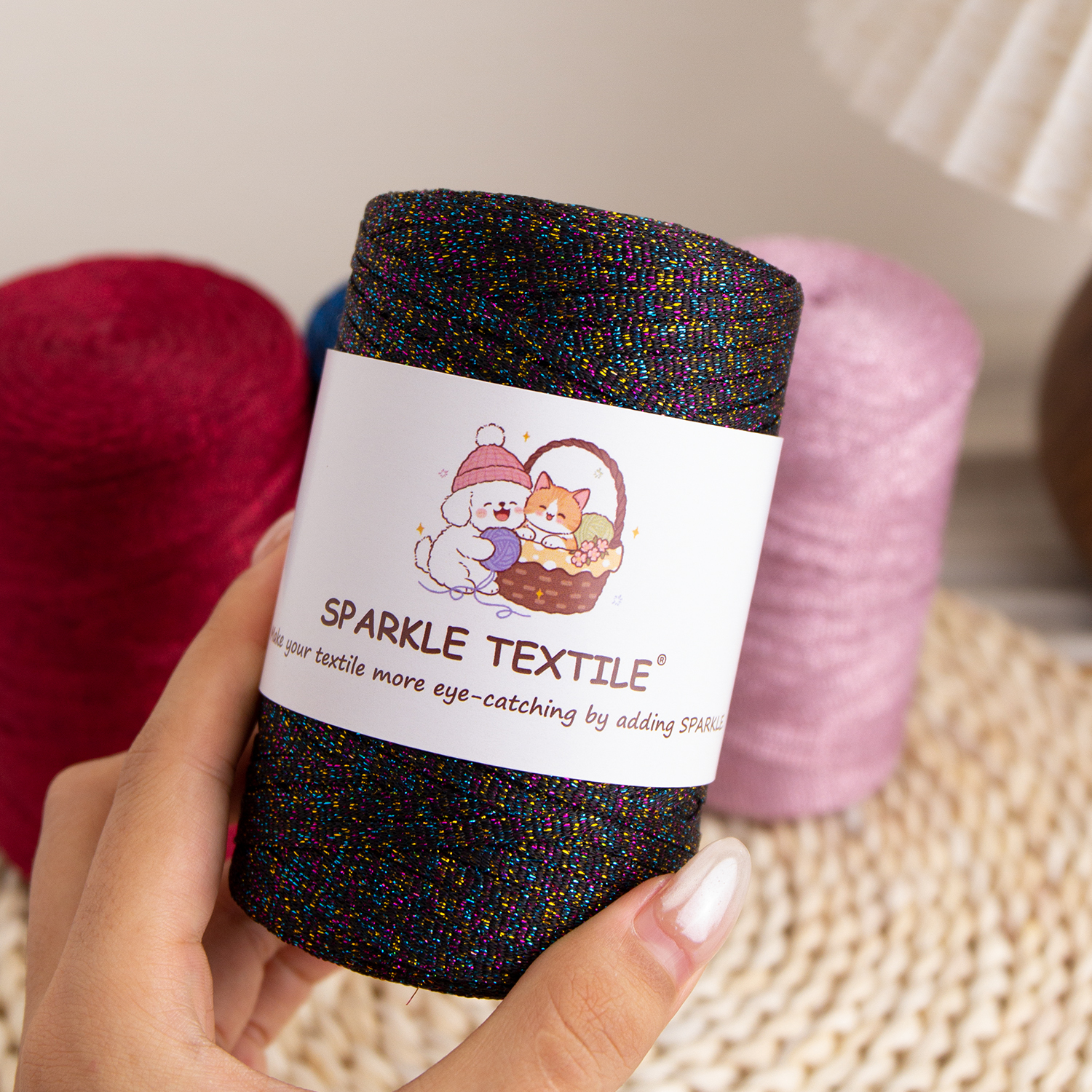 4MM Polyester Metallic Hollow Rope Woven Ribbon with Lurex Thread for DIY Handmade Bags, Crochet Crafts