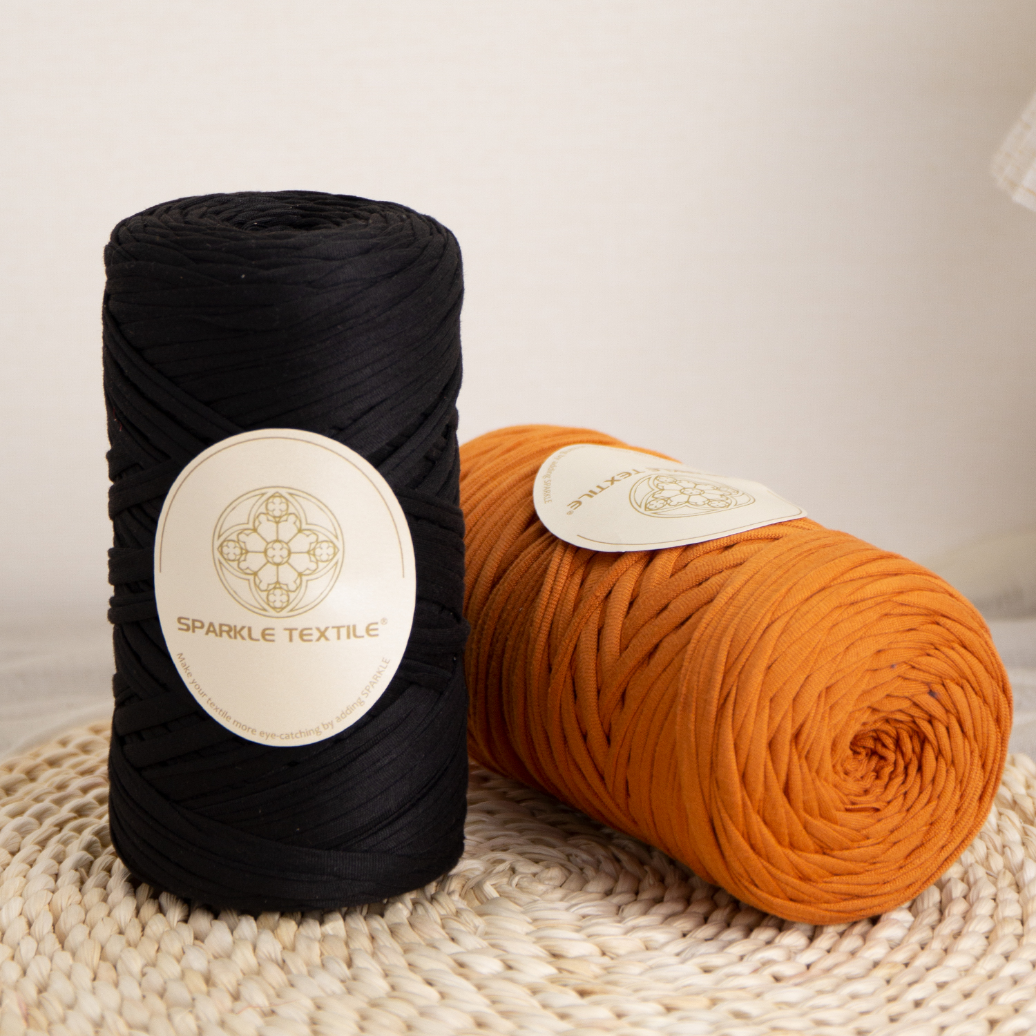 Big Spun 310g Elasticity Hand Knitting 2cm Wide Soft Polyester T Shirt Crochet Yarn for Beginners