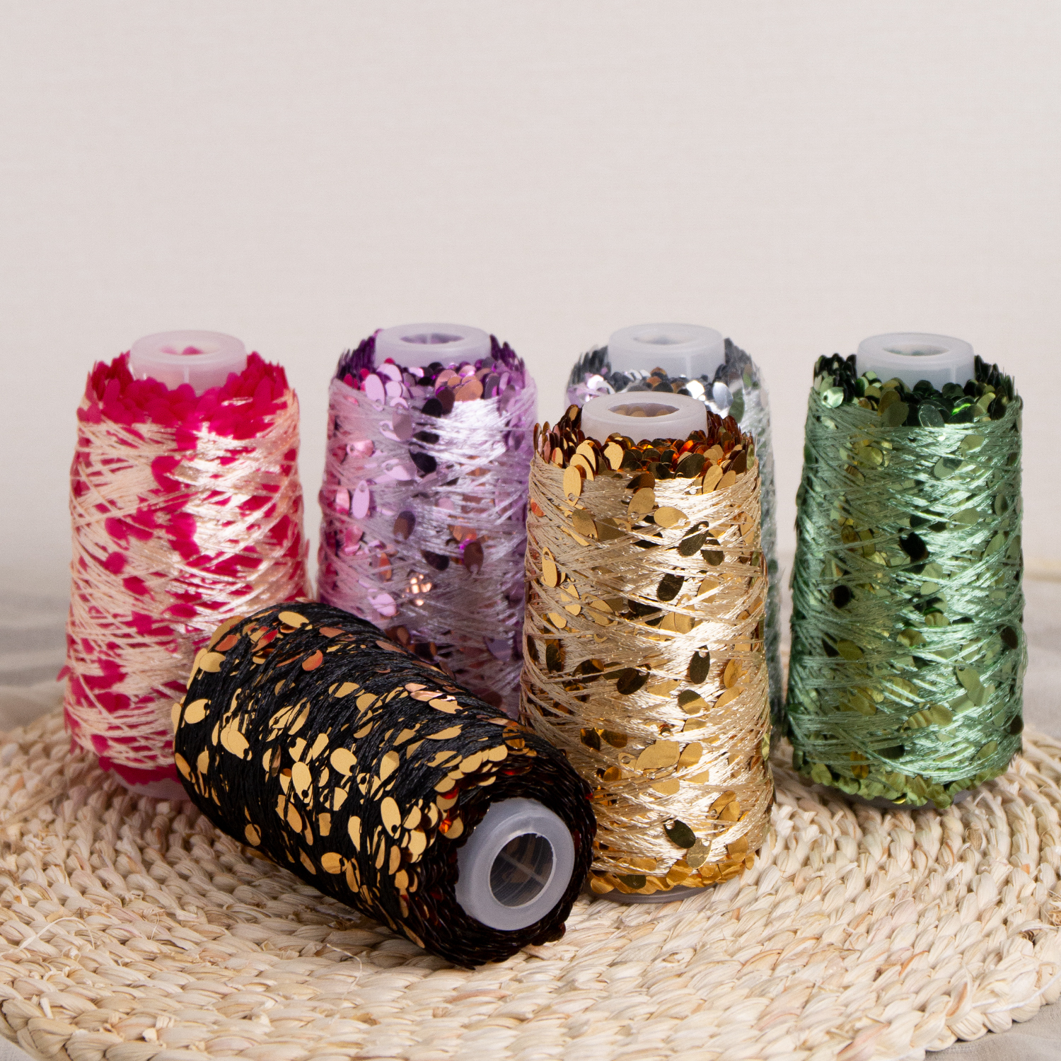 100g Tube Packing Sequin Hand Knitting Soft Shirt Crochet Yarn for Beginners