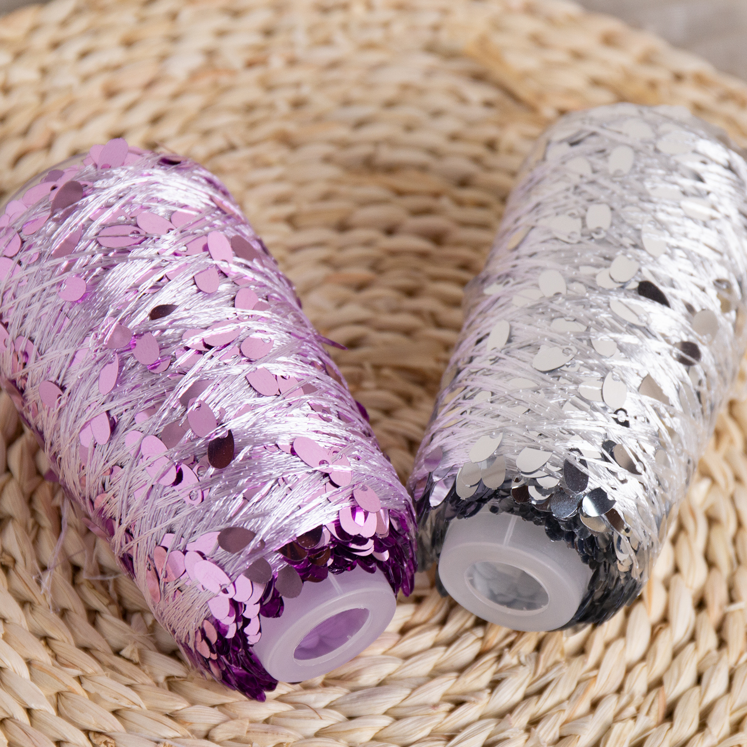 100g Tube Packing Sequin Hand Knitting Soft Shirt Crochet Yarn for Beginners