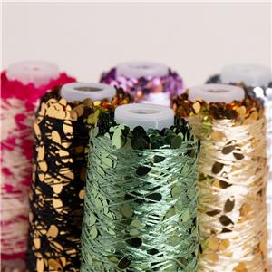 100g Tube Packing Sequin Hand Knitting Soft Shirt Crochet Yarn for Beginners