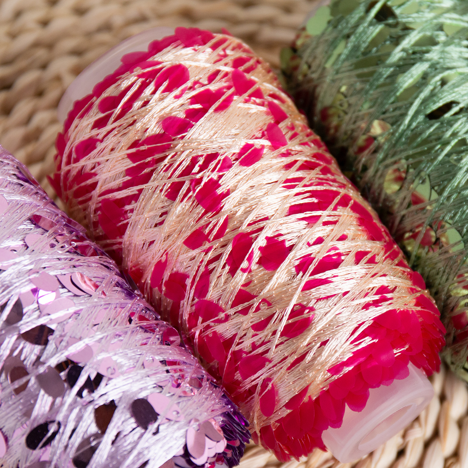 100g Tube Packing Sequin Hand Knitting Soft Shirt Crochet Yarn for Beginners