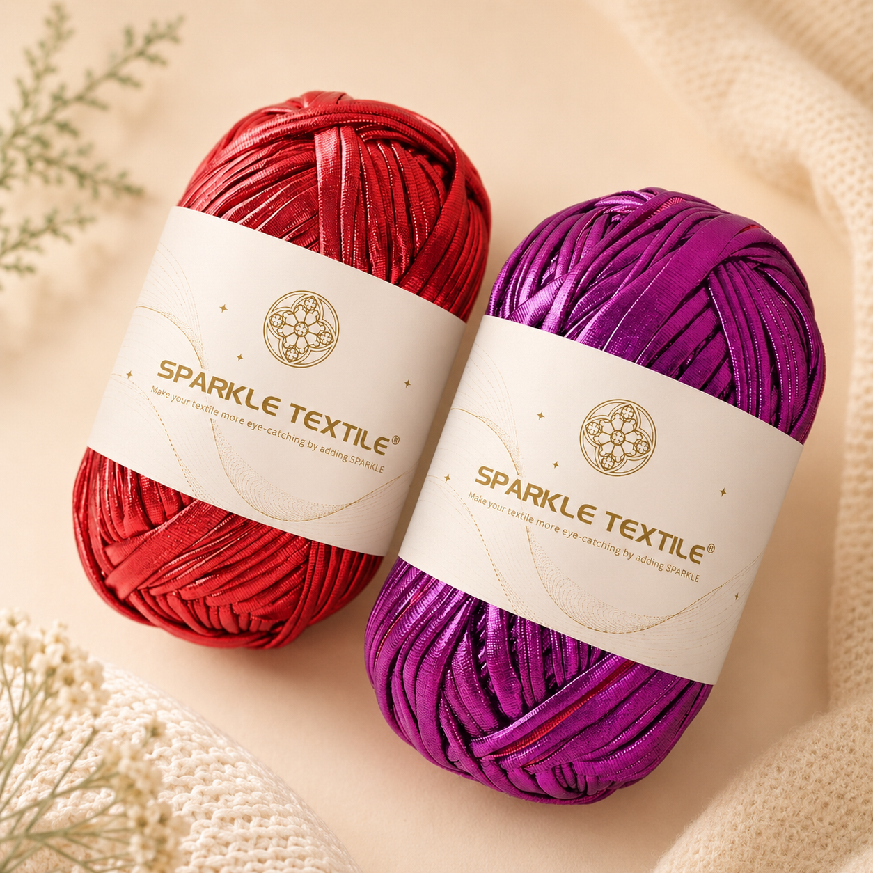 100g Packing Metallic Color Fabric Strip Knitting Yarn DIY Hand Crochet Strip Chunky Yarn
