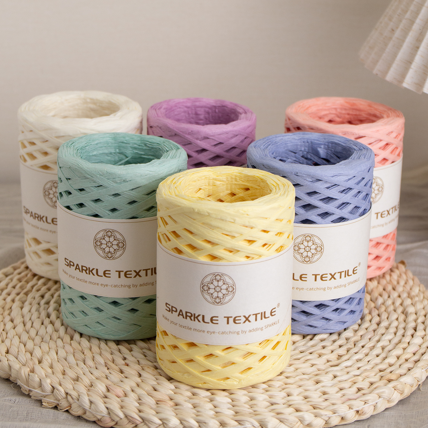 Sun Hat Bag Hand Knitting Thread 150m Rofite Grass Crochet Yarn Cotton Grass Weaving Thread Rofite Paper Thread