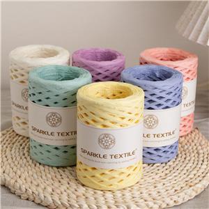 Sun Hat Bag Hand Knitting Thread 150m Rofite Grass Crochet Yarn Cotton Grass Weaving Thread Rofite Paper Thread
