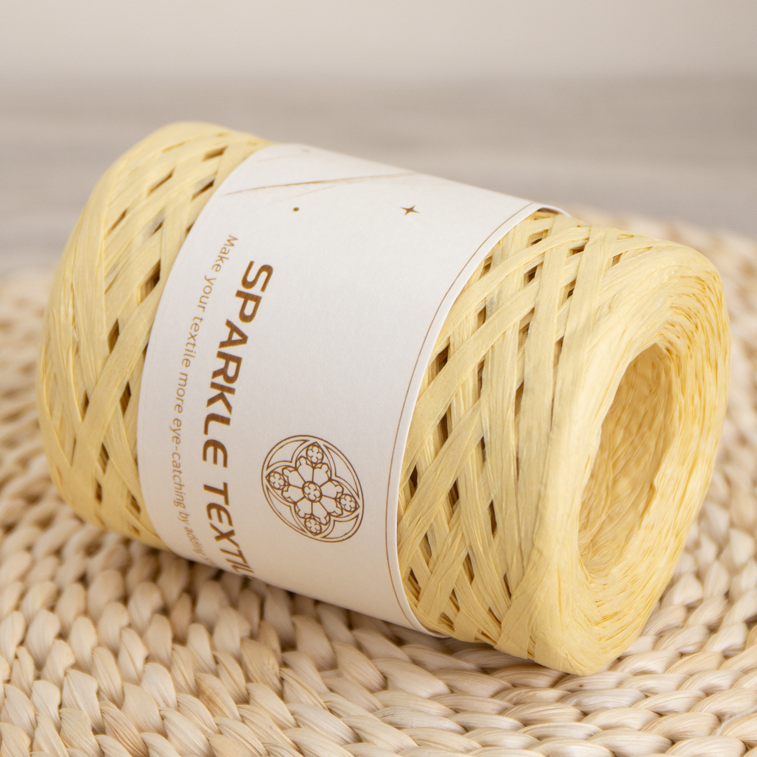 Sun Hat Bag Hand Knitting Thread 150m Rofite Grass Crochet Yarn Cotton Grass Weaving Thread Rofite Paper Thread