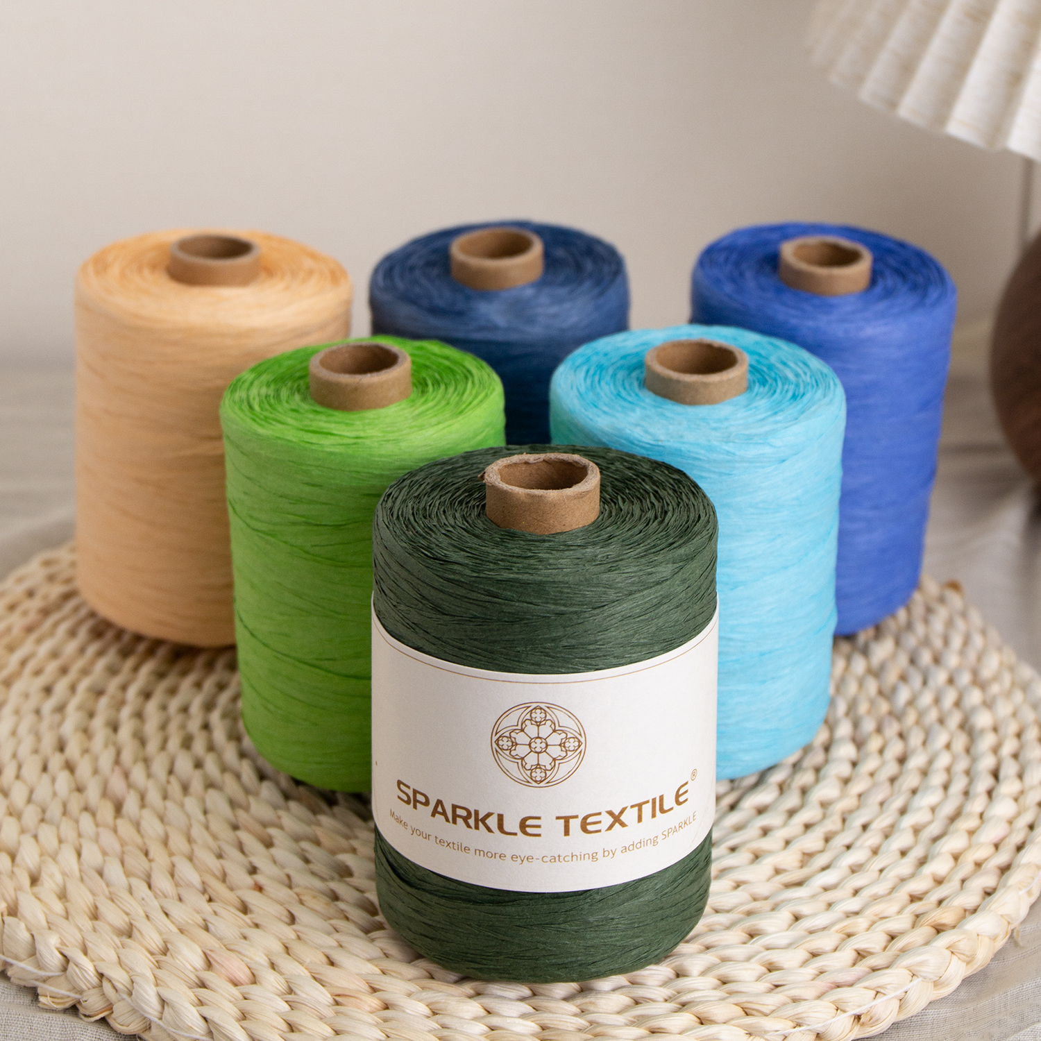 300m Handmade DIY Summer Bag Sun Hat Cotton Grass Hand Weaving Thread Rofite Grass Crochet Yarn Knitting Rofite Paper Thread