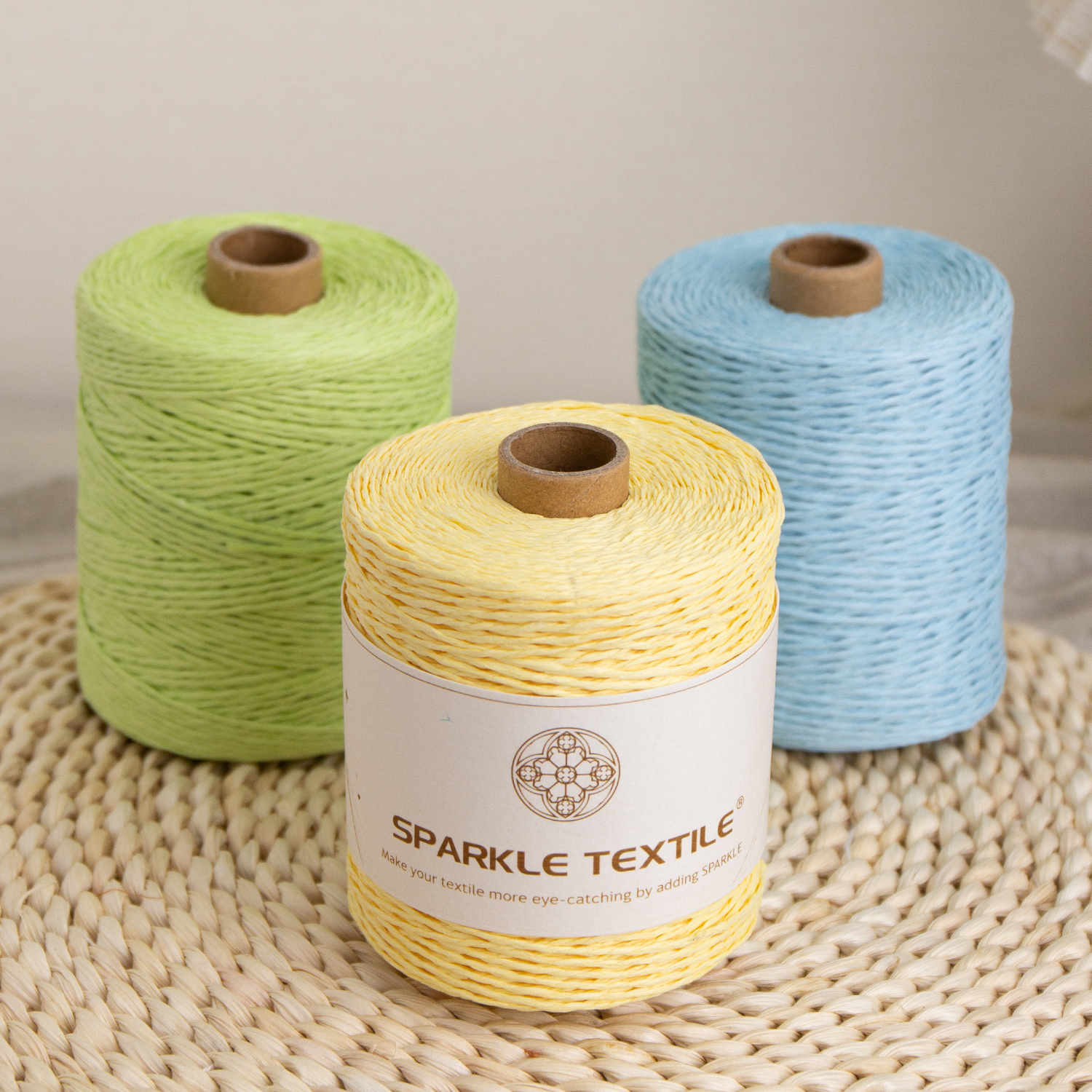 DIY Sun Hat Bag Hand Knitting Thread 150m Rofite Grass Crochet Yarn Cotton Grass Weaving Thread Rofite Paper Thread