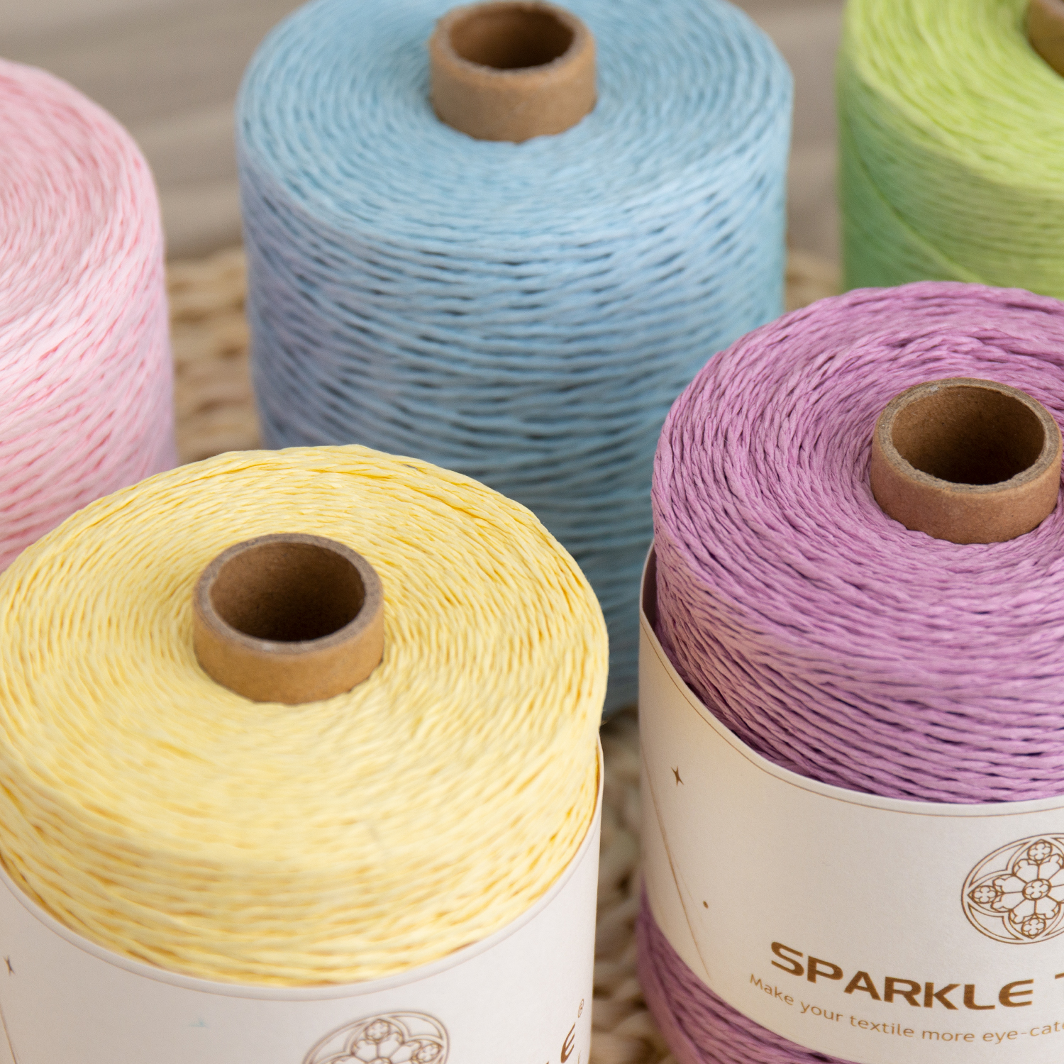 DIY Sun Hat Bag Hand Knitting Thread 150m Rofite Grass Crochet Yarn Cotton Grass Weaving Thread Rofite Paper Thread