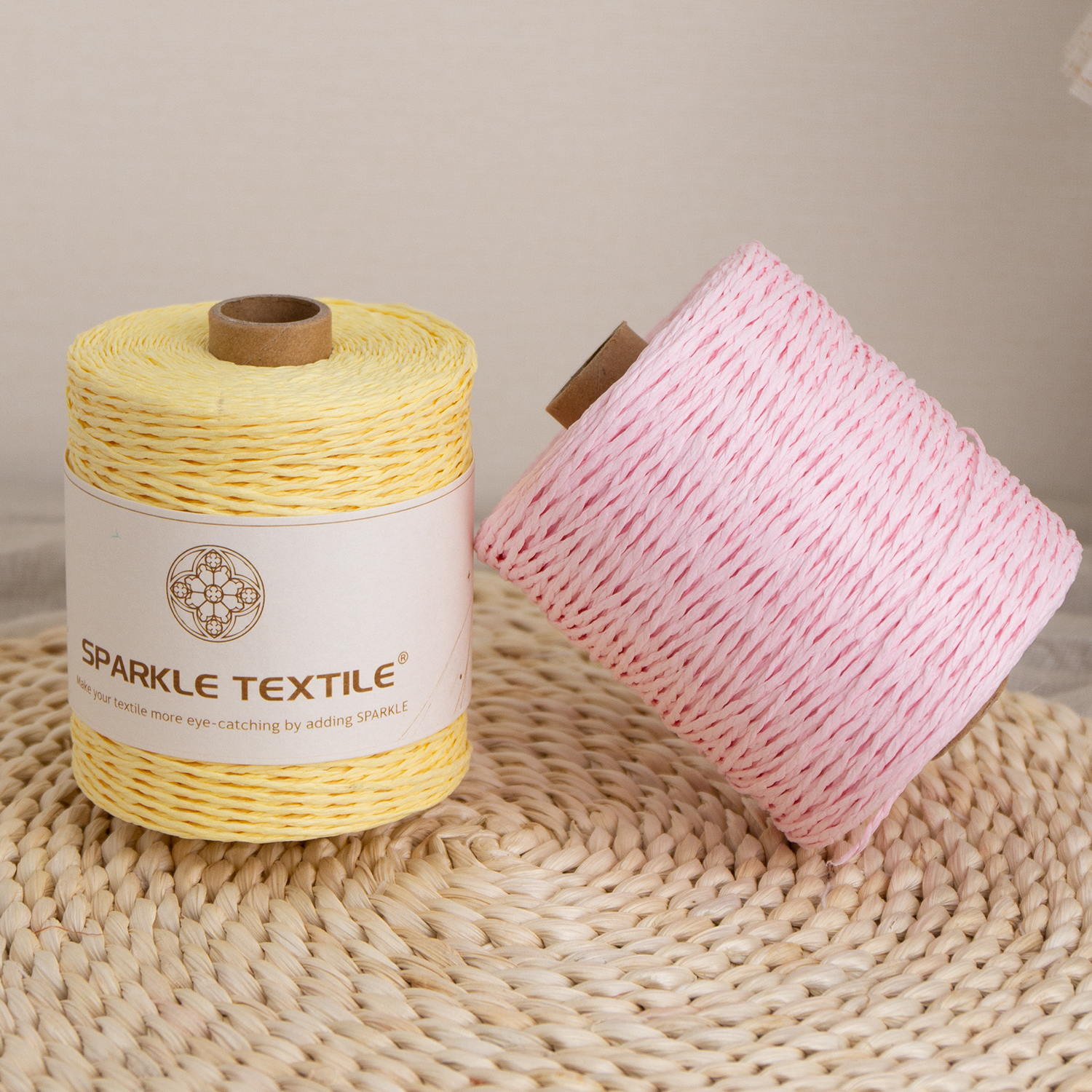 DIY Sun Hat Bag Hand Knitting Thread 150m Rofite Grass Crochet Yarn Cotton Grass Weaving Thread Rofite Paper Thread