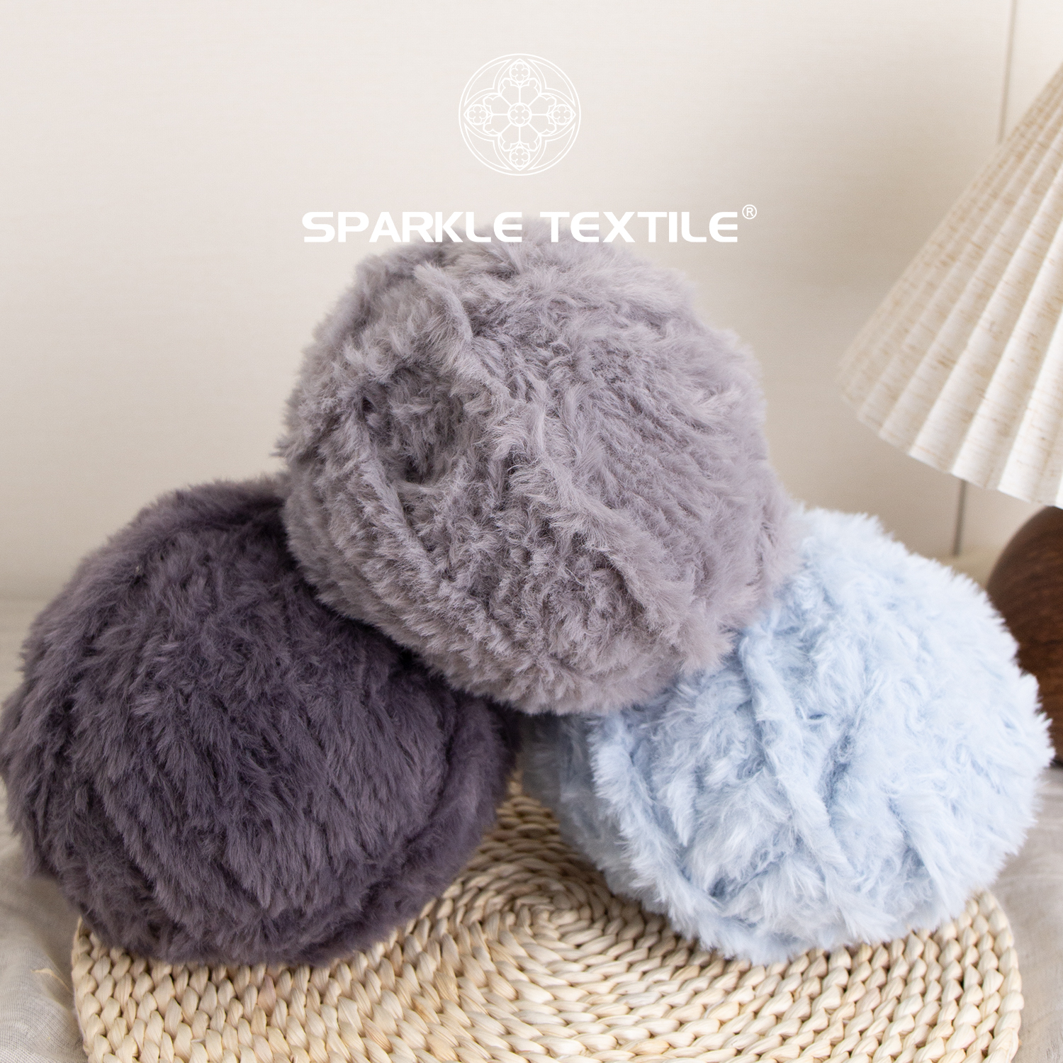 Colorful Faux Mink Velvet Knitting Thread Plush Weaving Yarn Hand Crochet Yarn Fancy Fluffy Faux Mink Fur Yarn Crochet Thread