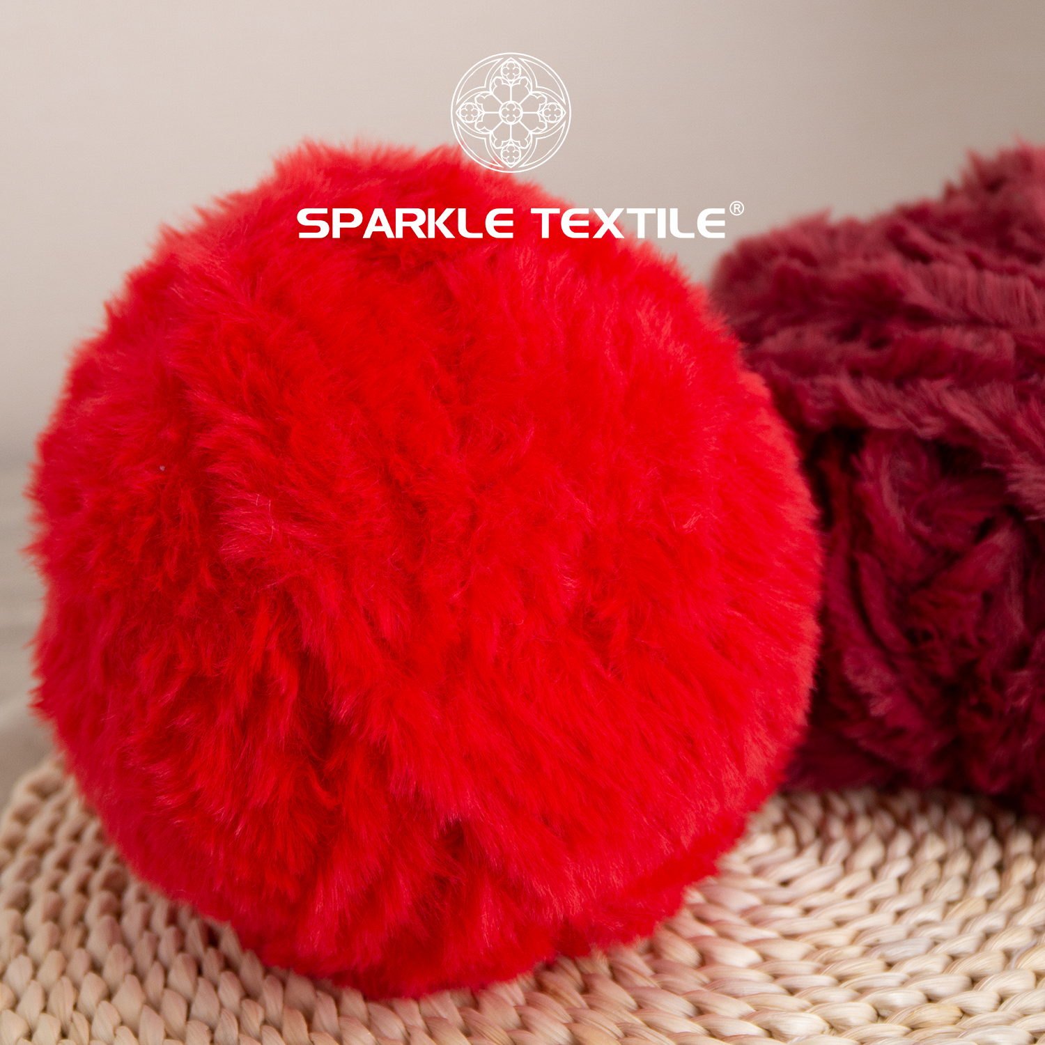 Colorful Faux Mink Velvet Knitting Thread Plush Weaving Yarn Hand Crochet Yarn Fancy Fluffy Faux Mink Fur Yarn Crochet Thread