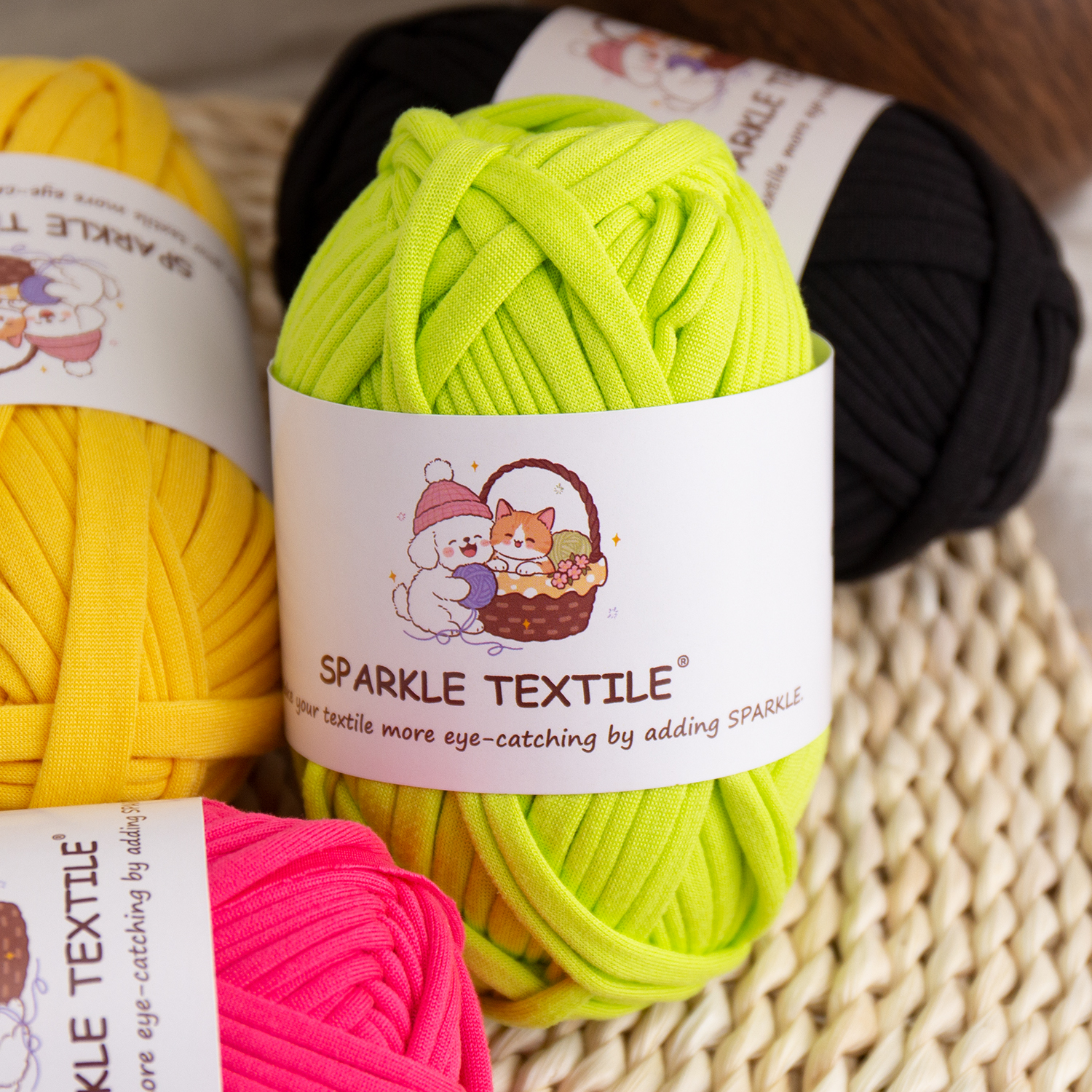 Wholesale Hand Knitting DIY Bag Thread 100g Packing T-shirt Yarn Fabric Strip Yarn