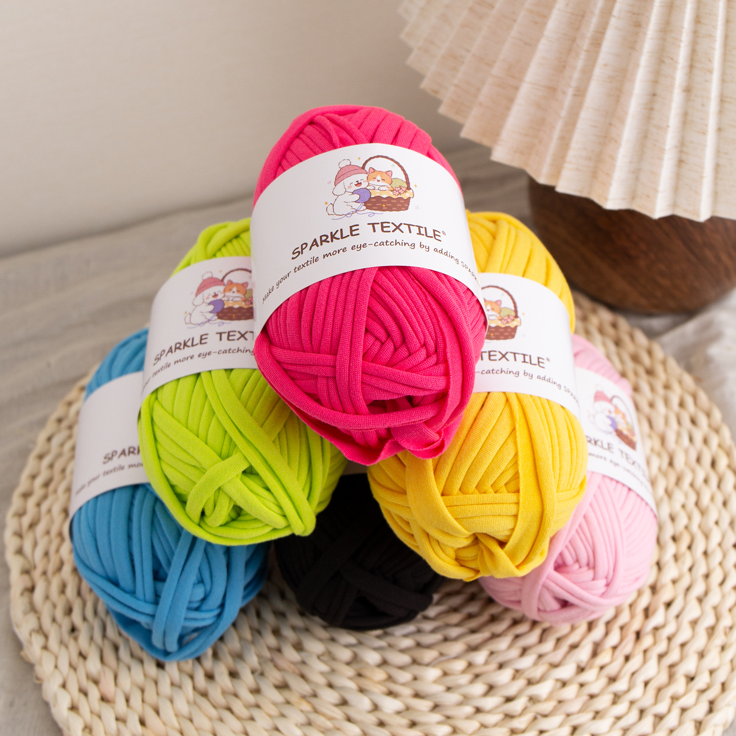 Wholesale Hand Knitting DIY Bag Thread 100g Packing T-shirt Yarn Fabric Strip Yarn