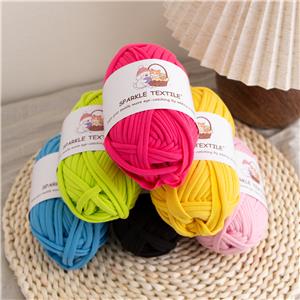 Wholesale Hand Knitting DIY Bag Thread 100g Packing T-shirt Yarn Fabric Strip Yarn