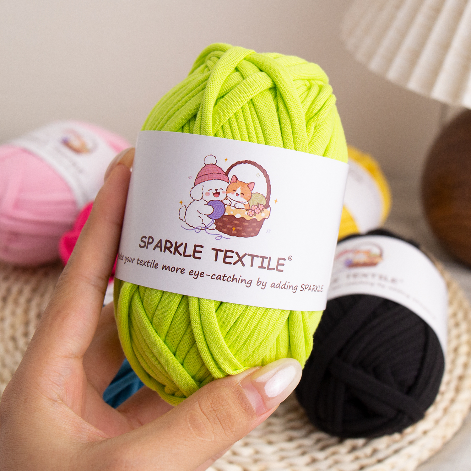 Wholesale Hand Knitting DIY Bag Thread 100g Packing T-shirt Yarn Fabric Strip Yarn