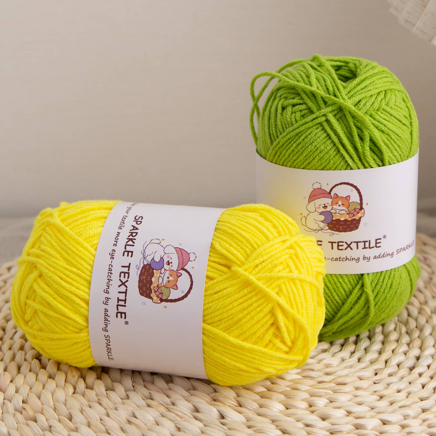 Wholesale DIY Doll Hand Crochet Thread 5Ply Soft Baby Yarn Toy Thread Milk Cotton Hand Knitting Yarn Cotton Crochet Thread