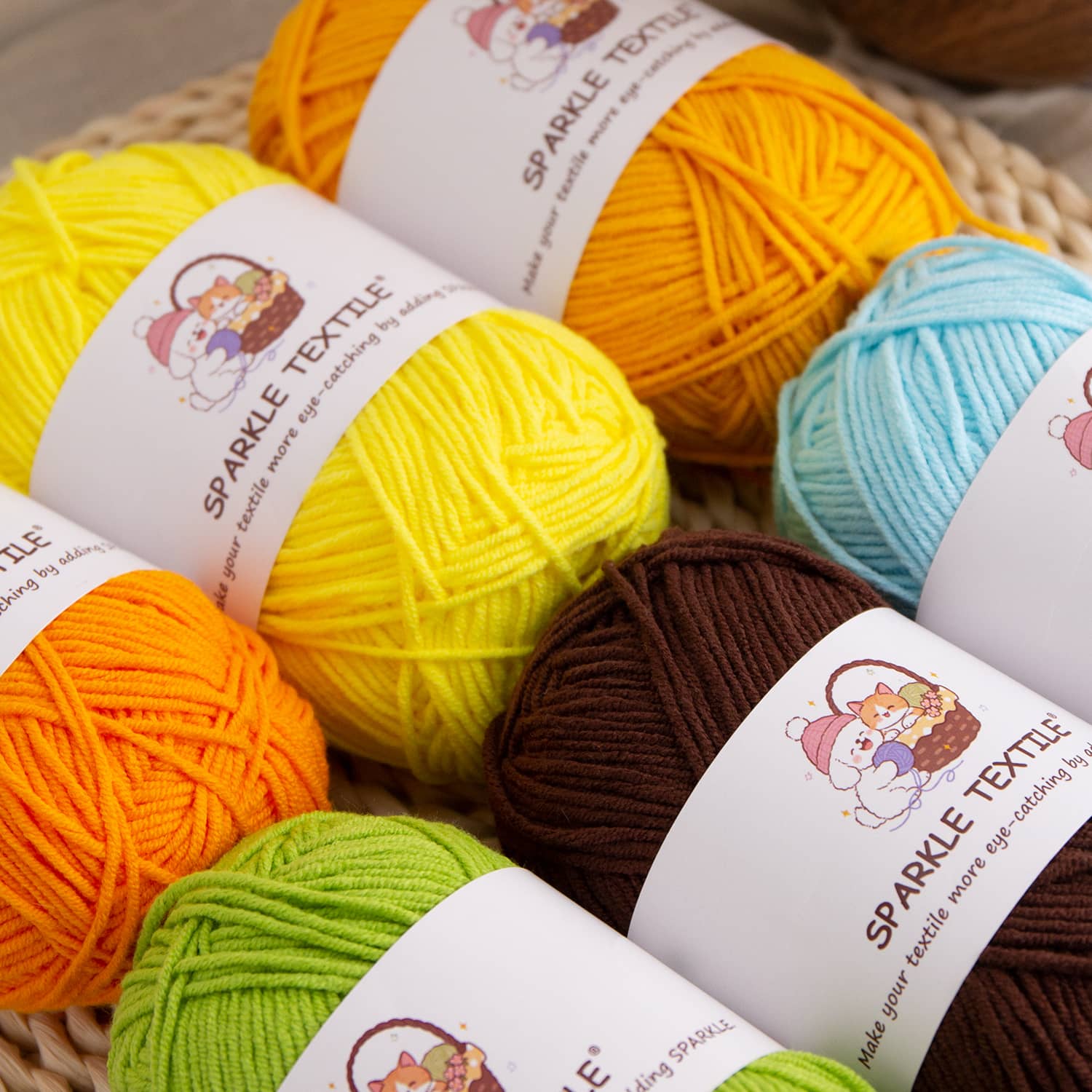 Wholesale DIY Doll Hand Crochet Thread 5Ply Soft Baby Yarn Toy Thread Milk Cotton Hand Knitting Yarn Cotton Crochet Thread