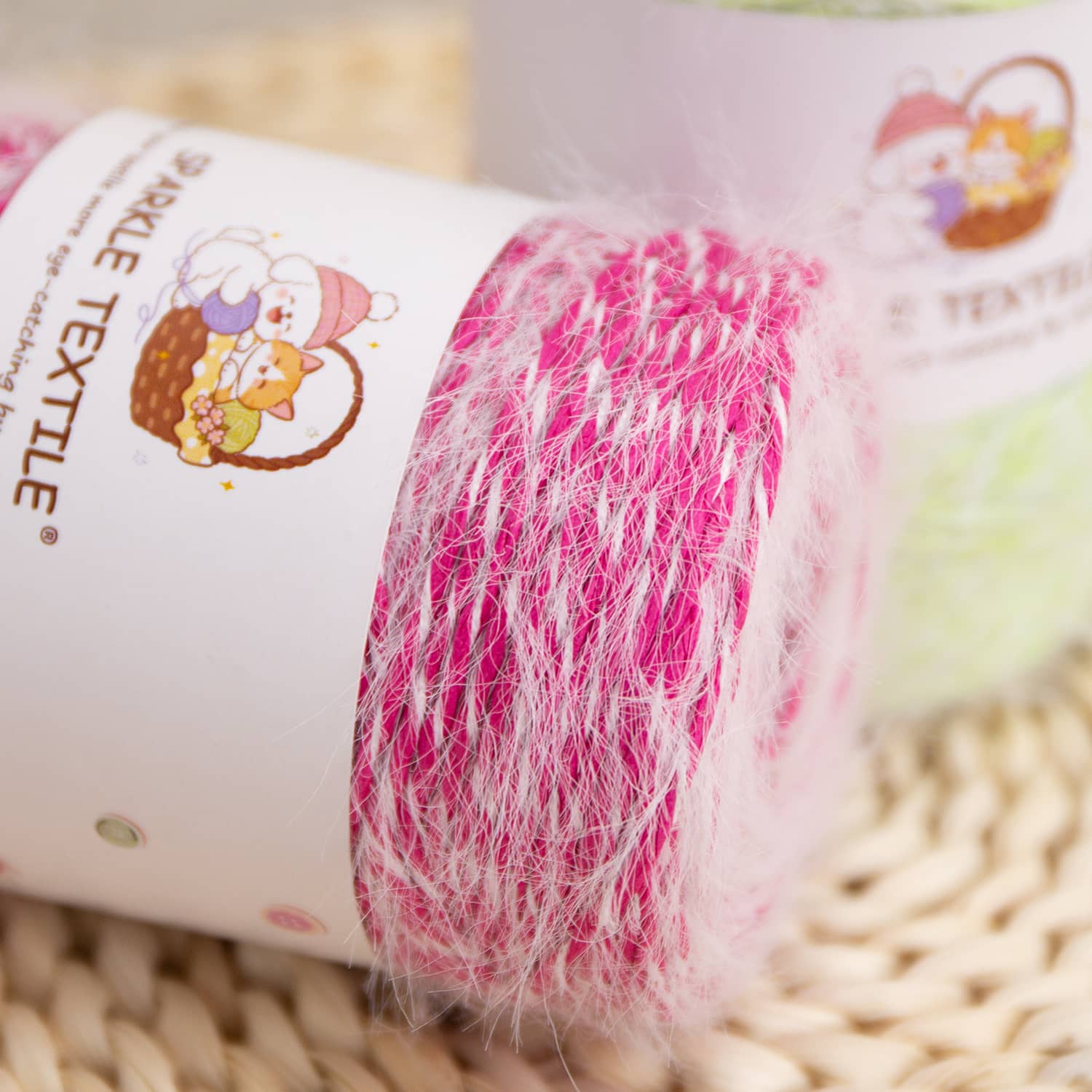 Feather Raffia Grass Thread