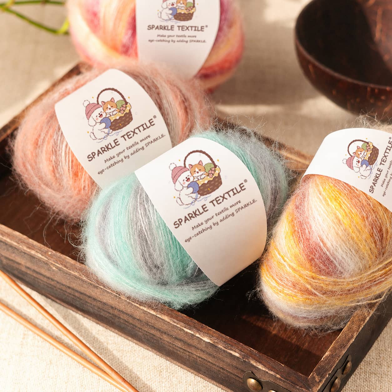 Fluffy Irish Crochet Thread Fluffy Irish Crochet Thread