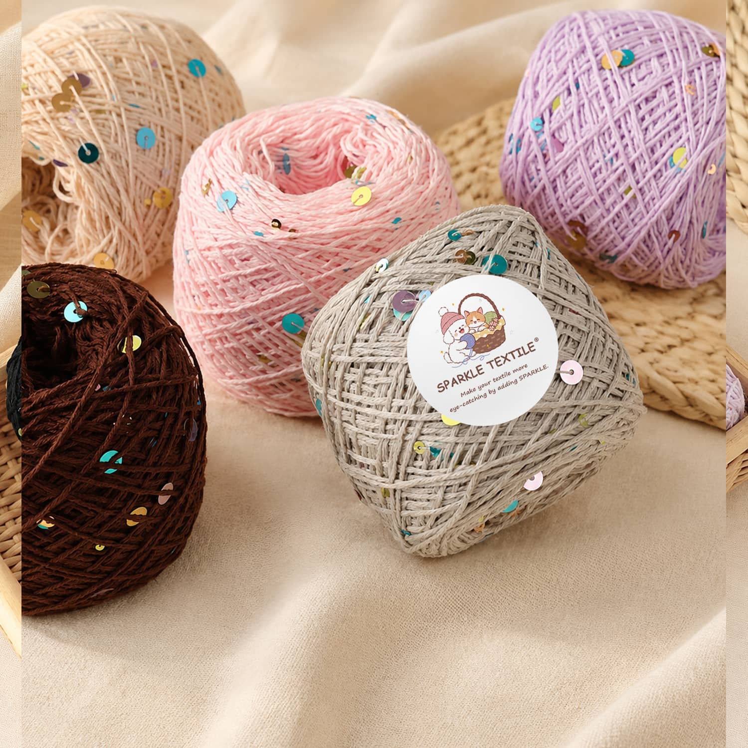 Sequin Fancy Yarn Sequin Fancy Yarn