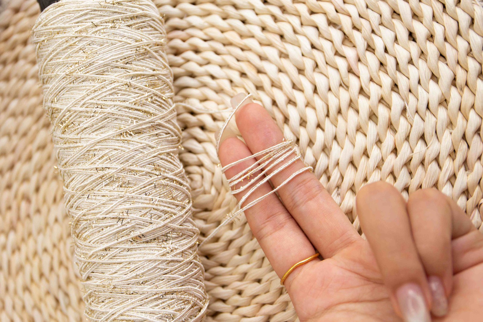 Metallic Glitter Yarn Metallic Glitter Yarn
