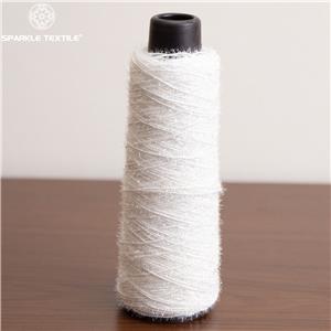 Factory Wholesale Polyester Metallic Cord Yarn Multicolor Black Fancy Rope Yarn Textile Raw Material for Apparel & Crafts