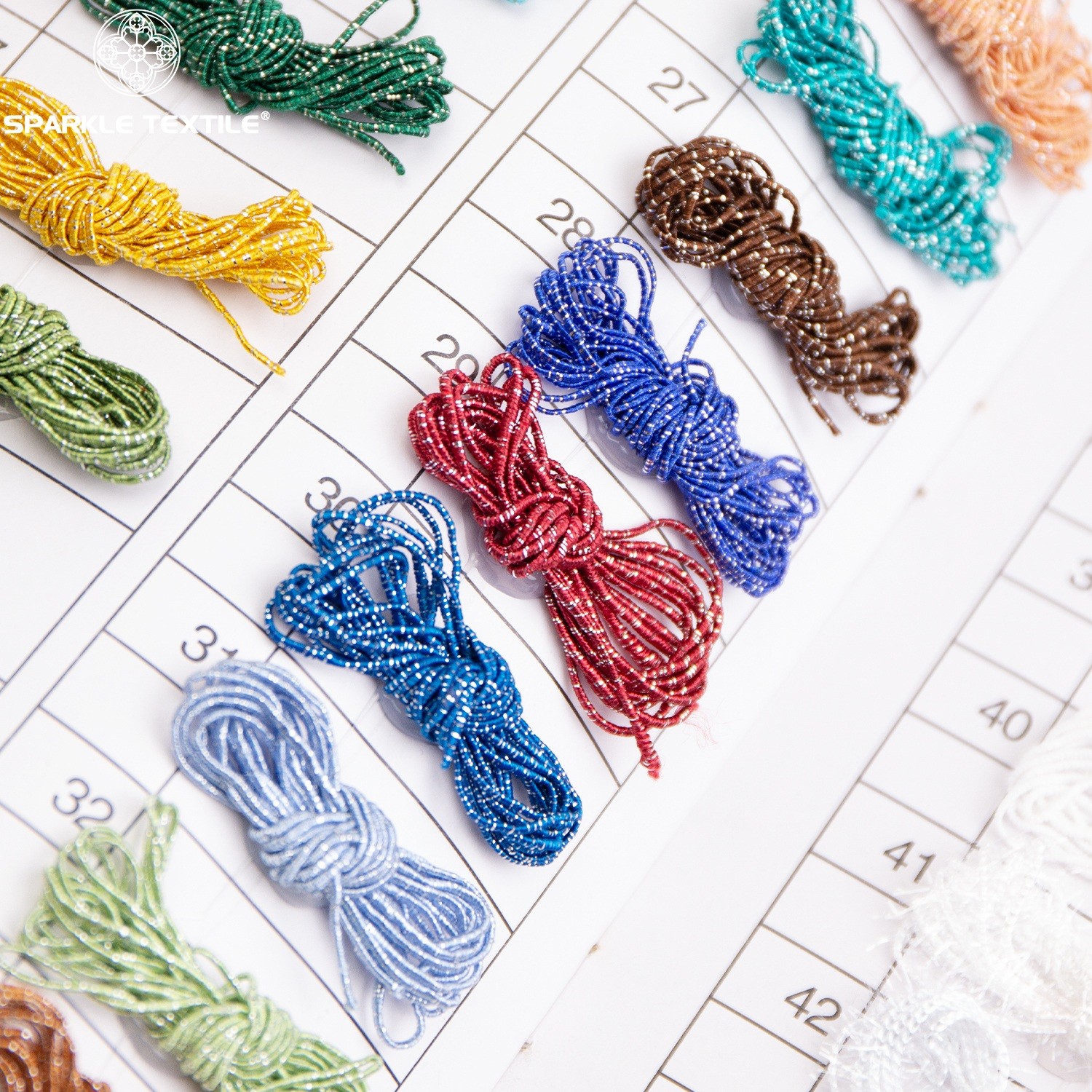 Multicolor Black Fancy Rope Yarn Multicolor Black Fancy Rope Yarn